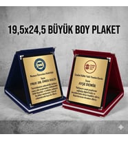 Plaket (19X24,5) (Kırmızı)