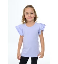 Toontoy Kız Çocuk Tişört (Mavi)