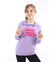 Toontoy Kız Çocuk Baskılı Sweatshirt (Lila)