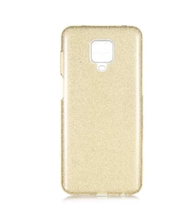 Xiaomi Redmi Note 9 Pro Kılıf Simli Parlak Shining Kapak (Gold)