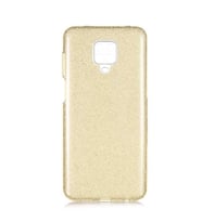 Xiaomi Redmi Note 9 Pro Kılıf Simli Parlak Shining Kapak (Gold)