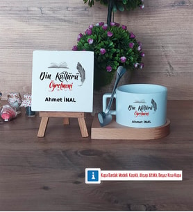 Din Kültürü Öğretmeni Dekoratif Taş, Kupa Bardak Kırmızı Hediye (Model 7)