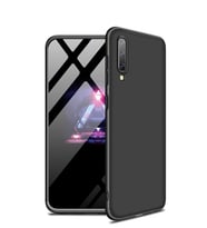Microsonic Samsung Galaxy A30S Kılıf Double Dip 360 Protective (Siyah)