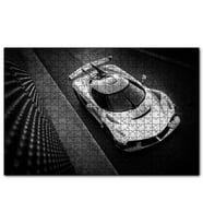 Cakapuzzle Koenigsegg Jesko Siyah Beyaz  Puzzle Yapboz MDF (Ahşap) (1000 Parça)
