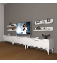 Decoraktiv Eko 270R Slm Silver Tv Ünitesi Tv Sehpası (Beyaz)
