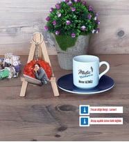 Müdür Yardımcısı Türk Kahvesi Fincanı Ahşap Altlıklı ve Fotoğraflı Ahşap Anahtarlık Hediye Öğretmenler Günü Hediyesi (Model 4)