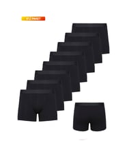 Erkek Karışık Basic Boxer 8'li Paket (Siyah)