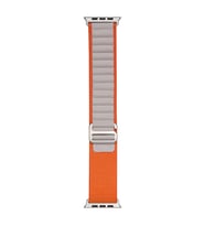 Watch 40mm Band-74 Hasır Kordon (Turuncu-Gri)
