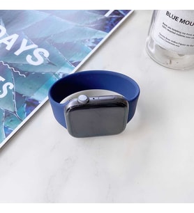 Apple Watch 42mm KRD-31 Medium Silikon Kordon (Mavi)