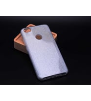 Xiaomi Redmi Note 5A Kılıf Simli Parlak Shining Kapak (Gümüş)