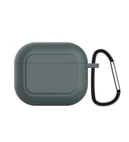 Airpods 3. Nesil Kılıf Soft Silikon Airbag 23 Kılıf (Koyu Yeşil)