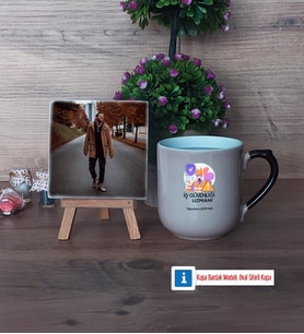 İş Güvenliği Uzmanı Fotoğraflı Dekoratif Taş, Kupa Bardak Beyaz Hediye (Model 10)