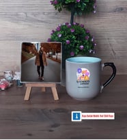 İş Güvenliği Uzmanı Fotoğraflı Dekoratif Taş, Kupa Bardak Beyaz Hediye (Model 10)