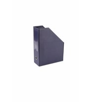 Magazinlik Deri Masa Üstü A4 Organizer File Holder Rainbow Vegan 9x23x30 cm (Lacivert)