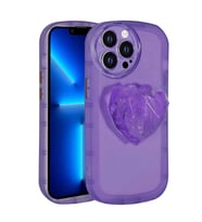 Apple iPhone 13 Pro Kılıf Pop Soketli Renkli Zore Ofro Kılıf (Mor)