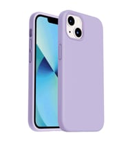 iPhone 13 Kılıf Kamera Korumalı Silikon Rubber Arka Kapak (Lila)