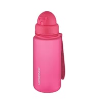Uzspace Pipetli 400 ml Tritan Çocuk Su Matarası FiftyFifty (Pembe)