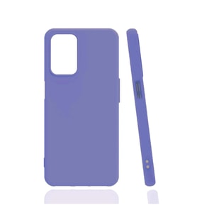 Oppo A54 4G Kılıf Kamera Korumalı Silikon Rubber Arka Kapak (Lila)