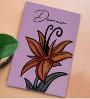 BK Gift Kişiye Özel İsimli Sert Kapaklı Lila Defter, Arkadaşa Hediye, Yeni İş Hediyesi, Anı Defteri, Doğum Günü Hediyesi-1 (Model 8)