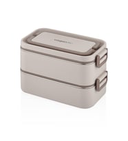 Vagonlife 2000 ML 2 Kat Paslanmaz Çelik Çorba Kaseli Bento Lunch Box Yeni Nesil Sefer Tası -FFLBOX01029