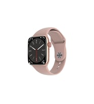 APPLE İPHONE 14 PRO Uyumlu Mini Model Akıllı Saat Kadınlar İçin 41 MM (Pembe)