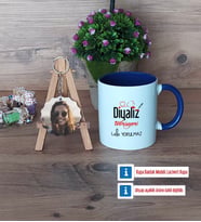 Diyaliz Teknisyeni Kupa Bardak Beyaz ve Fotoğraflı Ahşap Anahtarlık Hediye Diyaliz Teknisyenine Hediye (Model 3)