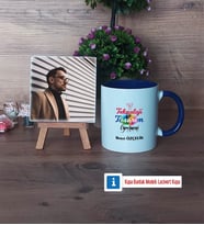 Teknoloji ve Tasarım Öğretmeni Fotoğraflı Dekoratif Taş, Kupa Bardak Beyaz Hediye Öğretmenler Günü Hediyesi (Model 3)
