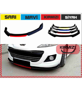 Peugeot 106 Ön Tampon Eki Bodykit Karlık Lip (Kırmızı)