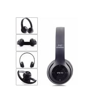 P47 Extra Bass Wireless Bluetooth Kulaklık 5.0+Edr FM Radyo (Siyah)