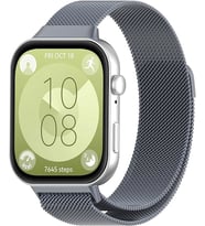 Huawei Watch Fit 3 Kordon Milano Loop Metal Kordon (Fit/Fit2 Uyumlu Değildir) (Gri)