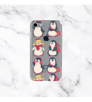 Iphone 7/8 Tasarım Kılıfları (103 Tasarım) (Lacivert-Kırmızı)