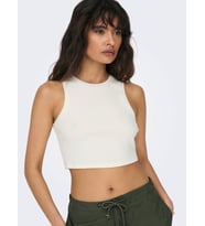 Only Kadın Crop ONLVILMA CROPPED TANK TOP - 15282771 (Ekru)