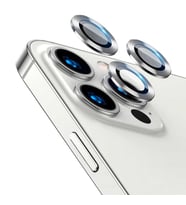 Vendas iPhone 13 Pro Lins Serisi Renkli Çerçeveli Kamera Lens Koruyucu (Gümüş)