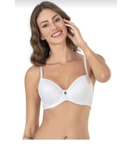 LE JARDİN 9700 BAYAN MİKRO SOFT CUP DESTEKSİZ SÜTYEN TEKLİ (Beyaz)