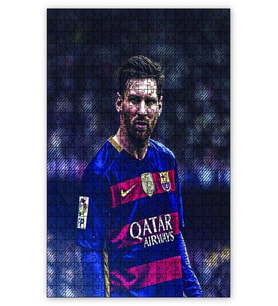 Cakapuzzle Tribünler Messi Puzzle Yapboz MDF (Ahşap) (255 Parça)