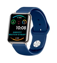 Huawei Watch Fit 2 Uyumlu PureLux Soft Silikon Kordon (Koyu Mavi)
