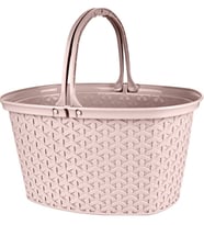 RATTAN BALKON SEPETİ (Pudra)