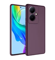 Vivo V29 Lite 5G Kılıf Zore Mara Lansman Kapak (Koyu Mor)