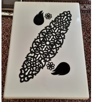 RUNNER//MASA ÖRTÜSÜ/S.DERİ/5PARÇA(4 PARÇALI KAHVE SUNUMLUĞU HEDİYE) (Siyah)