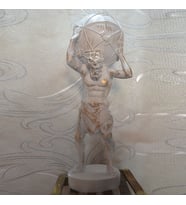 HERKÜL GÜÇ TANRISI YUNAN MİTOLOJİ EV VE OFİS HEDİYESİ (Gold)