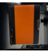 A4 Sekreterlik Tablası Ve Dokunmatik Telefon Uçlu Tükenmez Kalem Seti (Turuncu)