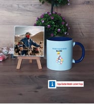 Metalurji ve Malzeme Mühendisi Fotoğraflı Dekoratif Taş, Kupa Bardak Beyaz Hediye (Model 3)