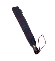 Snotline-April Bayan Şemsiye Otomatik Açılır 10Telli Kapalı Boyut 40 Cm 95 Cm Çap Yeşil Ekose (Lacivert)