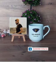 Özel Güvenlik Görevlisi Fotoğraflı Dekoratif Taş, Kupa Bardak Beyaz Hediye (Model 5)