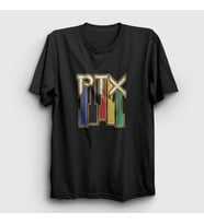 Presmono Unisex Sarı Vintage Pentatonix T-Shirt 75497tt (Siyah)