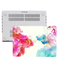 MacBook Pro Kılıf HardCase A1706 1708 1989 2159 2251 2289 2338 Kılıf Paint01NL (Kırmızı-Beyaz)