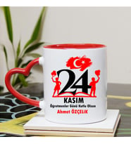 24 Kasım Öğretmenler Günü Hediyesi Kupa Bardak (STD)