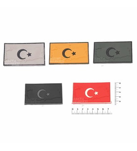 Haritalı Türk Bayrağı Peç (Bej)