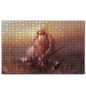 Cakapuzzle Zırhı ve Silahlarıyla Samuray  Puzzle Yapboz MDF (Ahşap) (500 Parça)