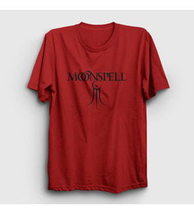 Presmono Unisex Sarı Trident Moonspell T-Shirt 165541tt (Kırmızı)